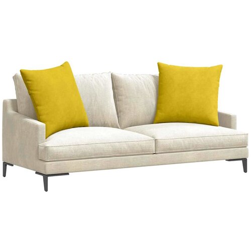  Jastučići za sofu 2 pcs Žuta 60 x 60 cm Kordura tekstil Slike