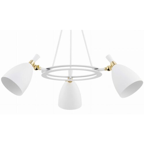  Argon 6148 - Luster na &amp;scaron;ipci CHARLOTTE 3xE27/15W/230V bela/zlatna Slike
