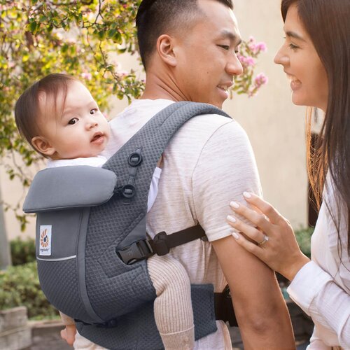 Ergobaby Adapt Soft Flex Mesh nosiljka, Graphite Grey Slike