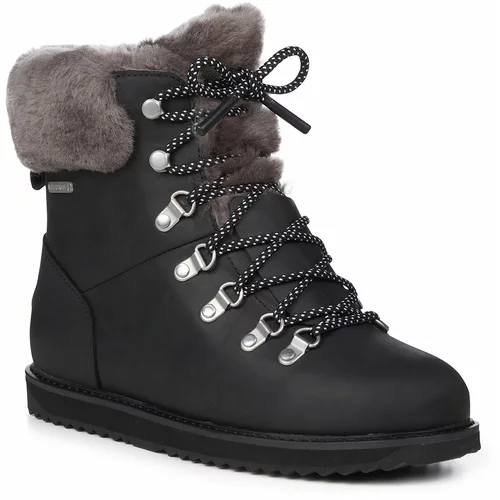 EMU Australia Škornji za sneg Larawag Leather W12937 Black