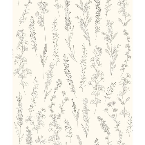 Casadeco Tapeta Carnet Botanique 4 boje Slike