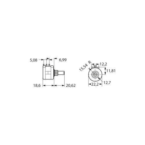 Bourns precizni potenciometar 2 W 10 kΩ 1 St. Slike