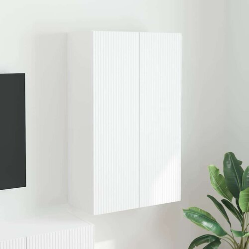 TV stenska omara Bela 59,5 x 31 x 100 cm Konstruiran les, (5000092209) Cene