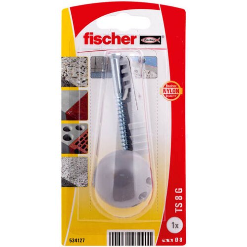 Fischer odbojnik za vrata ts 8BL k nv sivi 534129 Cene