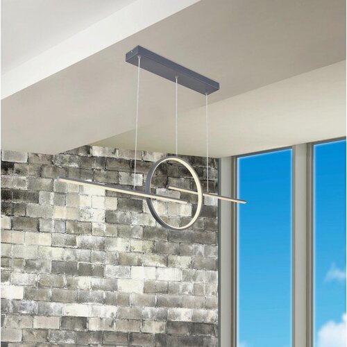 XXXL Globo 67121-50G - LED prigu&amp;scaron;iva viseći luster na sajli BARRAL LED/50W/230V + DO Slike
