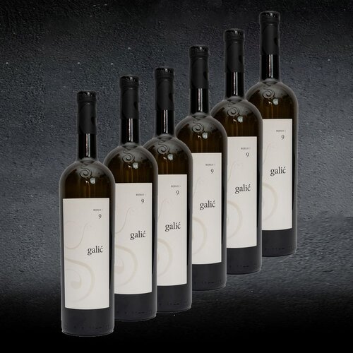 Galić vino Bijelo 9, 2016 / 6 boca Slike
