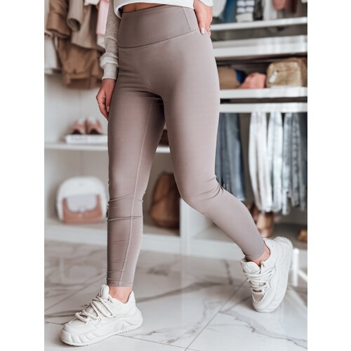 DStreet Legginsy damskie z wysokim stanem ACTIVIS ciemnoszare Slike
