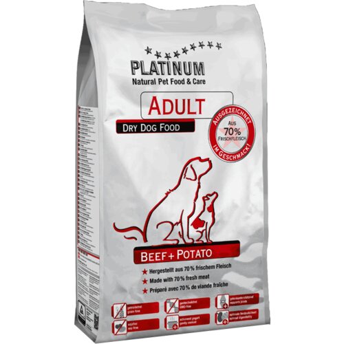 Platinum natural pet food Platinum Adult Govedina & Krompir - 5 kg Slike