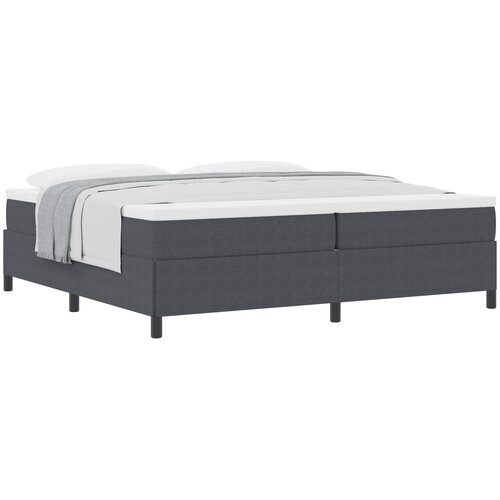  Krevet s opruga kutije Tamnosiva 200 x 200 cm Kordura tekstil Slike