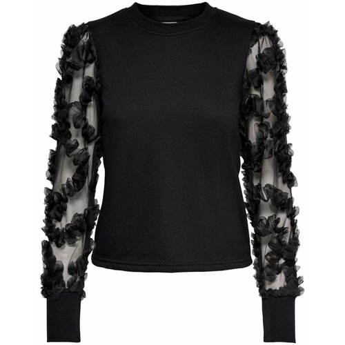 JDY Sweater majica crna Slike