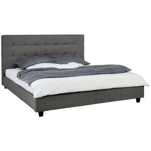 CARRYHOME OBLAZINJENA POSTELJA 180 cm x 200 cm , les, tekstil antracit Cene