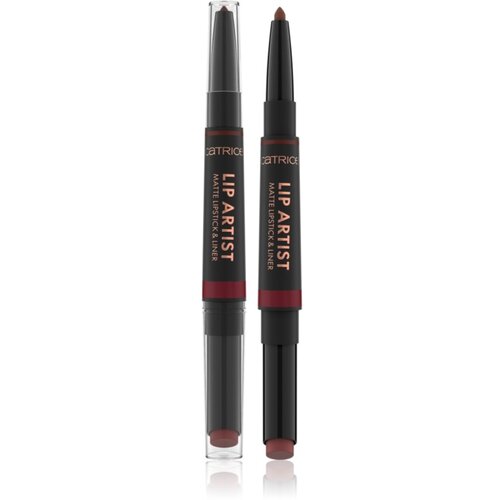 Catrice Lip Artist Matte Lipstick &amp;amp; Liner &amp;scaron;minka + svinčnik za ustnice z mat učinkom odtenek 040 Sisters By Heart 1.74 g Slike