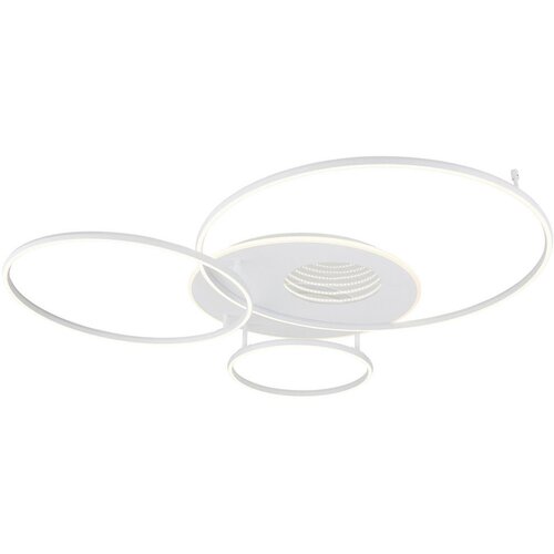 Globo 48466-70W-LED prigu&amp;scaron;iva plafonska svetiljka INVERTINA 70W/230V 105x26,5 cm srebrna + daljinski upravljač Slike