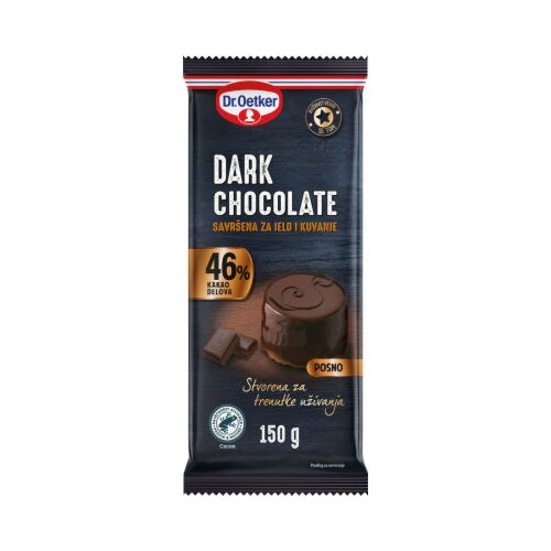 Dr. Oetker COKOLADA CRNA ZA JELO I KUVANJE DR OETKER 150G Cene