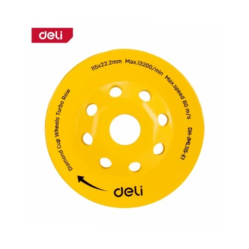 Deli dijamantska brusna ploča turbo 115MM EDH-JML115-E1 Slike