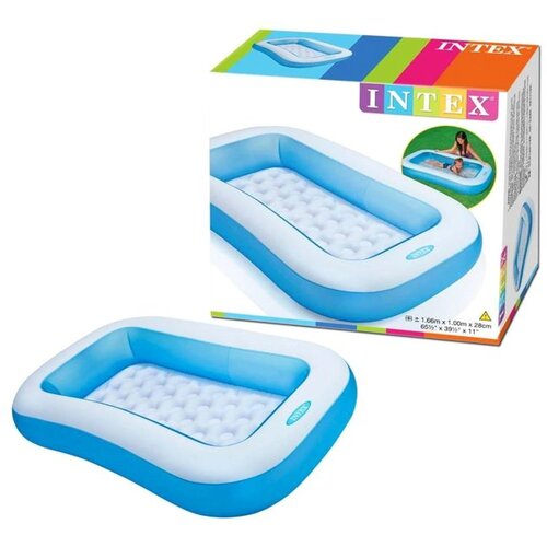 Intex Dečiji pravougaoni bazen 166x100x28 cm Cene