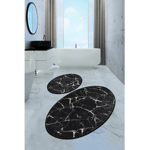 Lessentiel Maison prostirka za kupatilo marble djt 2 komada Slike