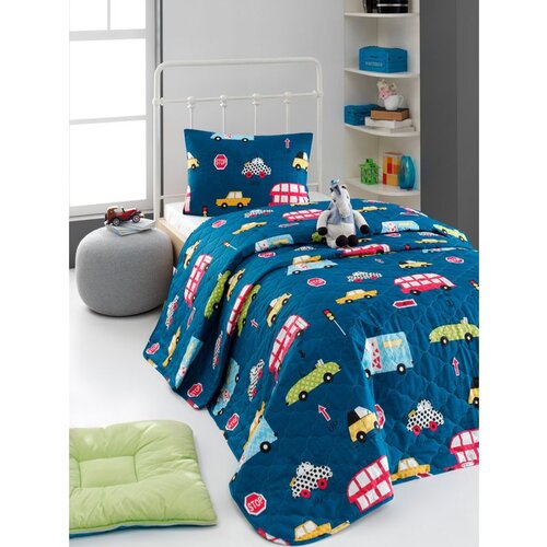 paula - blue blue single bedspread Cene