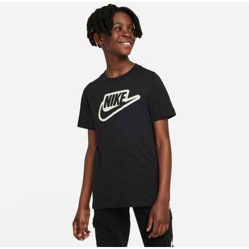 Nike k nsw tee club+, dečja majica, crna FD3189 Slike