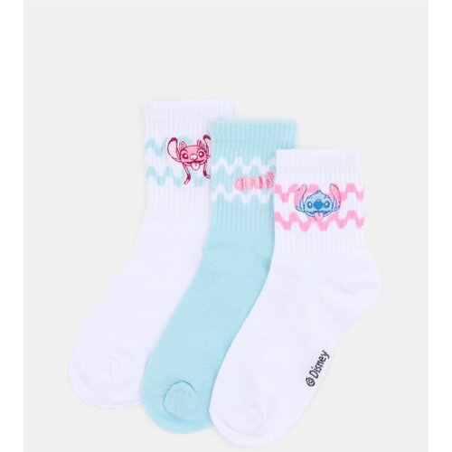 Sinsay Rebraste čarape 3 pack Stitch Cijene