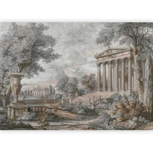  Foto tapeta - Temple on a hill - Greek architecture in subdued colours 300x210 Standard Slike