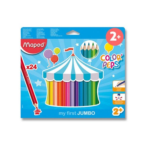 Maped Barvice Color´Peps Jumbo - 24 barv Cene