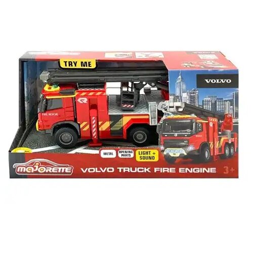 Simba Toys Majorette: Volvo vatrogasno vozilo sa svjetlom i zvukom 19cm - Cene
