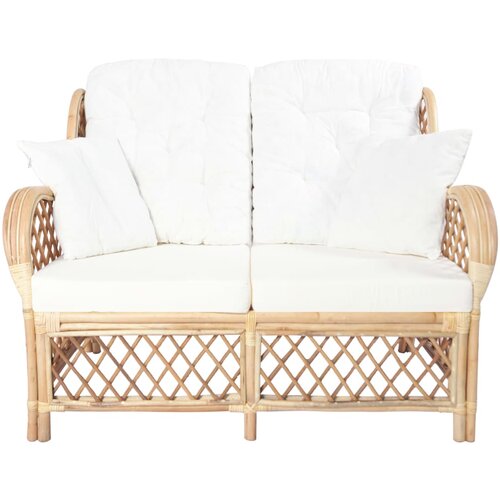 Maison Chic Vrtni kavč - Sofa - Kanape dvosed iz ratana, (21726495) Cene