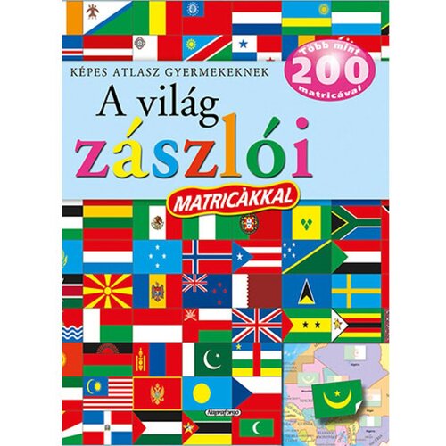  Atlas za djecu - Zastave svijeta s naljepnicama edukativna knjiga Cene