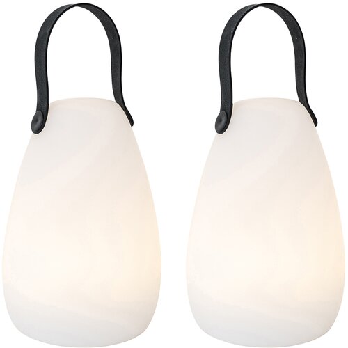 QAZQA Set van 2 tafellampen RGBW oplaadbaar IP54 - Pion Slike