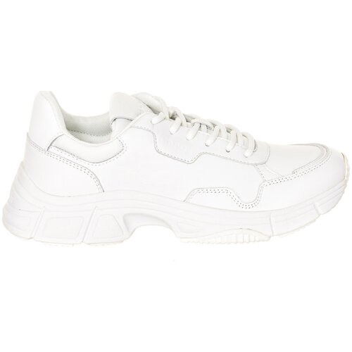 Calvin Klein Jeans Nizke superge B4F2104-WHITE Bela Slike