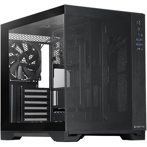 Chieftec mATX Geh&amp;auml;use GM-30B-M-OP, black Kocka Crno Slike
