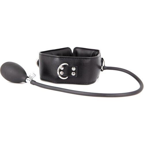 SuperLove Fetish Master Inflatable Collar Black Slike