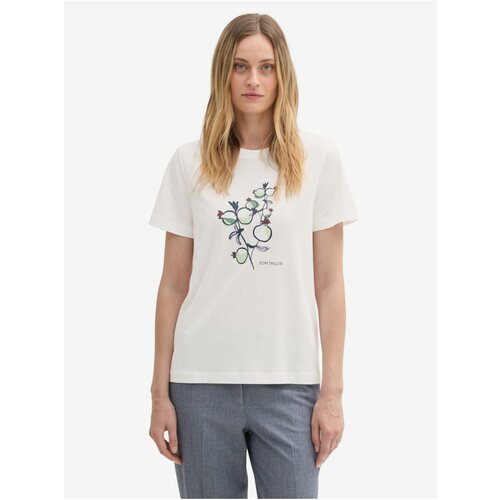 Tom Tailor White women's t-shirt - Women's Cene