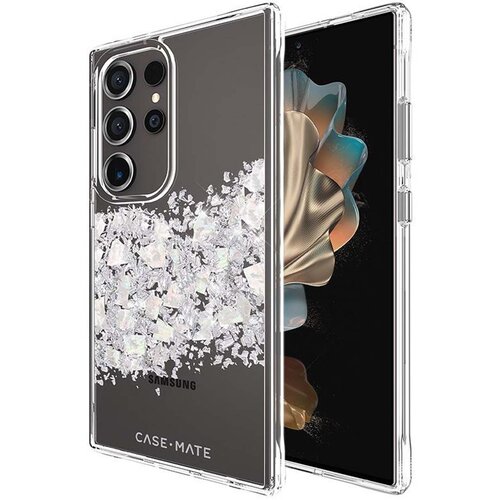 CASE-MATE Ohi&scaron;je za Galaxy S24 Ultra, okra&scaron;eno z biserovino Model Karat Elegant Antishock, Prozorno, (5000065595) Cene