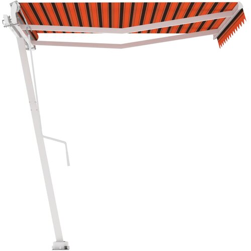 Maison Chic Prostostoječa ročno zložljiva tenda - Senčniki 350x250 cm oranžna/rjava, (22038991) Cene