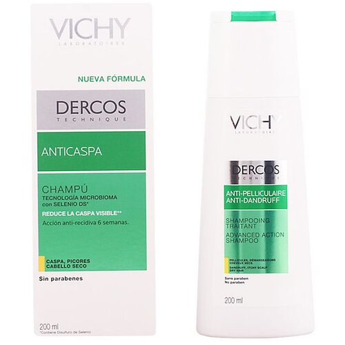 Vichy DERCOS &amp;Scaron;ampon protiv peruti za suhu kosu 200 ml Slike
