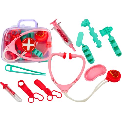  Set medicinskih rekvizita prva pomoć - roza Cijene