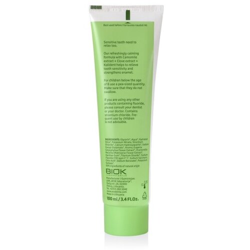Ecodenta pasta za osetljive zube i desni GREEN LINE SENSITIVITY RELIE Slike