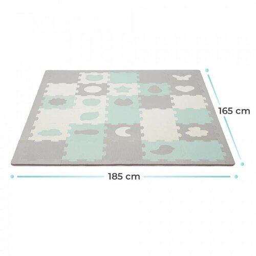 Kinderkraft puzzle LUNO oblici, mint Cijene