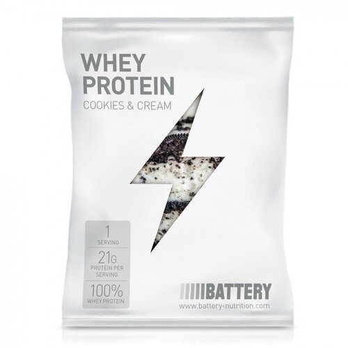 Battery whey Protein cookies cream 30g Slike
