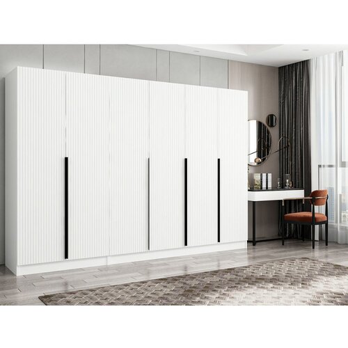 Woody Fashion Ormar Kale Plus-7786, 270x210x52 cm, Bijela Cene