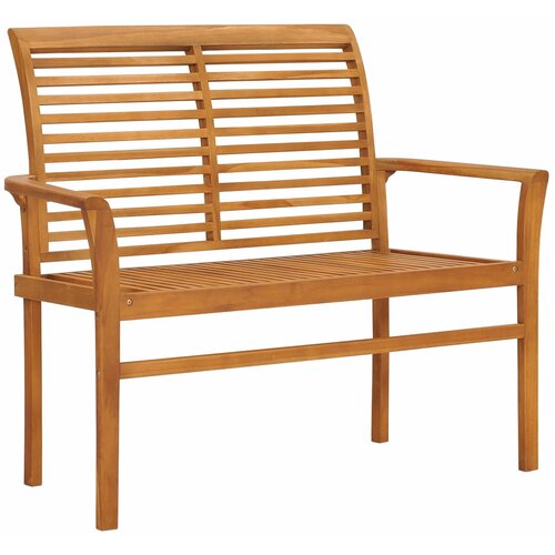 VidaXL Vrtna klop 112 cm trdna tikovina Slike