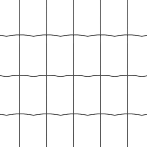 Euro ograda s &amp;scaron;picama 50 x 0,6 m Čelik premazan PVC-om Siva Slike