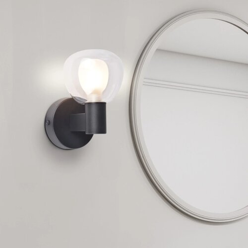  Kupatilsko zidno svetlo POLA 1xG9/5W/230V IP44 crna/prozirna Slike