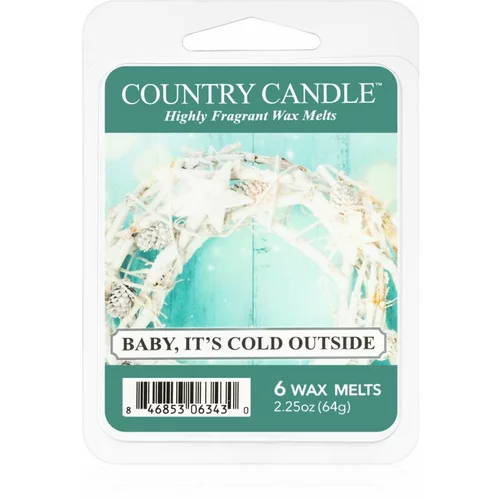 Country Candle Baby It's Cold Outside vosek za aroma lučko 64 g