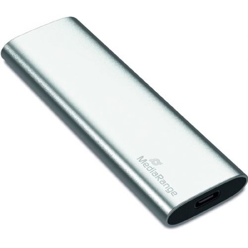 Mediarange MR1102 external solid state drive 480 GB USB Type-C 3.2 Gen 2 (3.1 Gen 2) Silver Slike