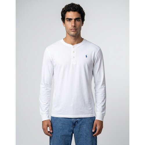 Polo Ralph Lauren HENLEY COL TUNISIEN Bijela Slike