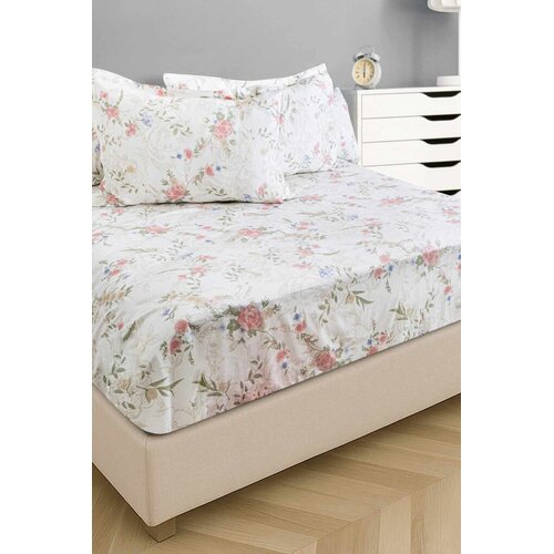 Lessentiel Maison Set satenske posteljine, Beli Slike