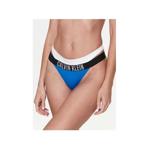 Calvin Klein Swimwear Spodnji del bikini KW0KW02020 Modra